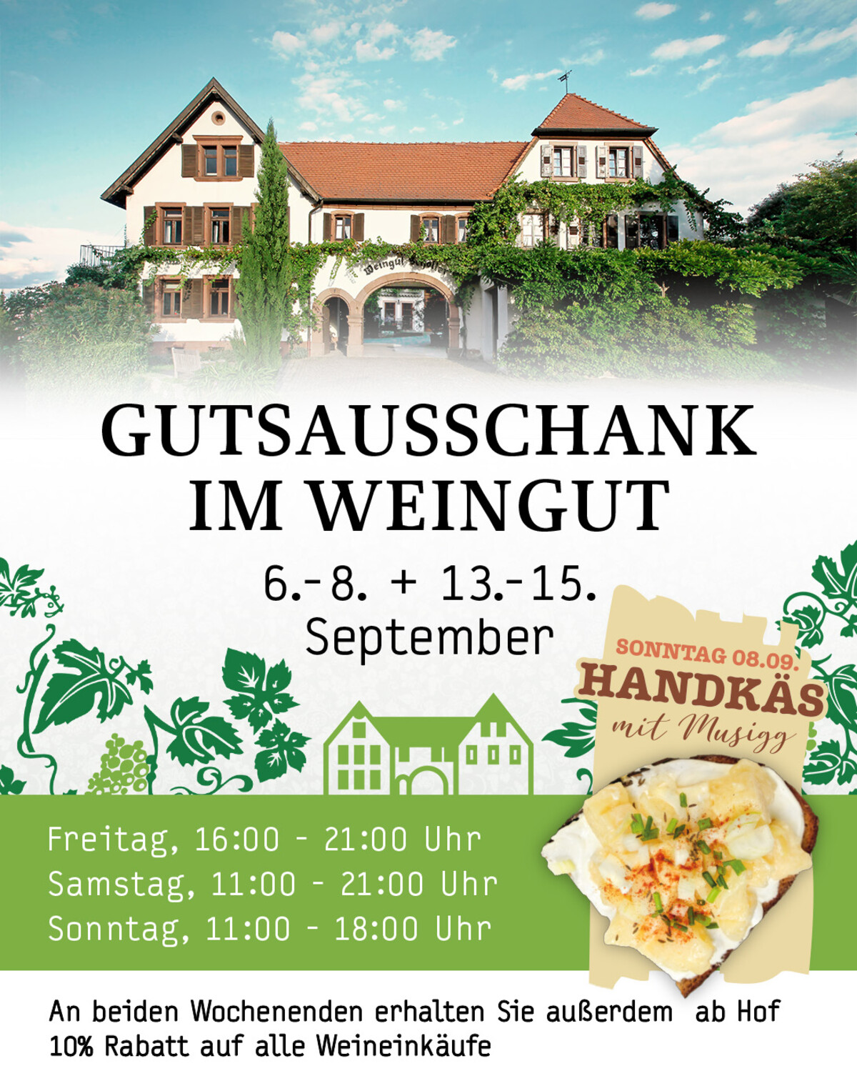 Bild - Gutsausschank Flyer Full 1 | © Weingut Scholler